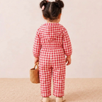 Rosy Bloom Hooded Customised Jumpsuit - Rose