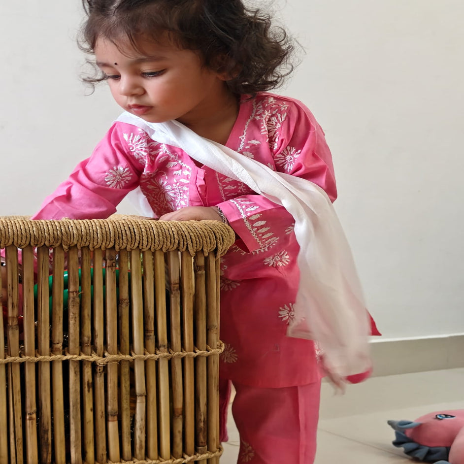 Gulabo Chikanari Set - Pink