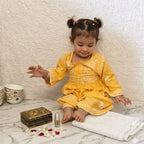 Gulbano Chikankari Set - Yellow